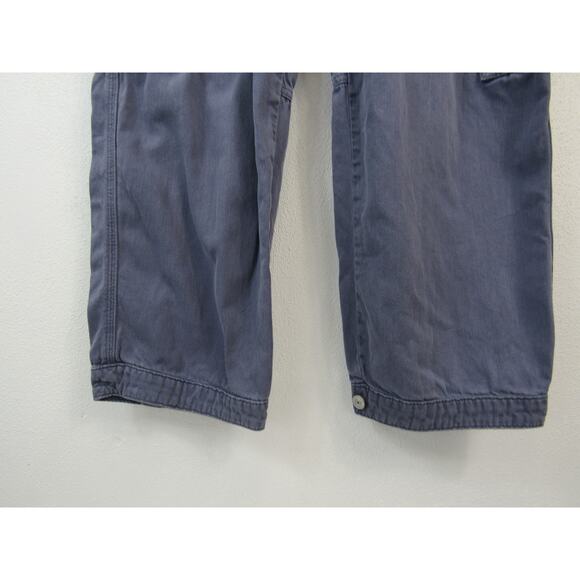 Free People Size 10 Blue First Light Utility Pants Cargo Pants Joggers Straight - Picture 7 of 11